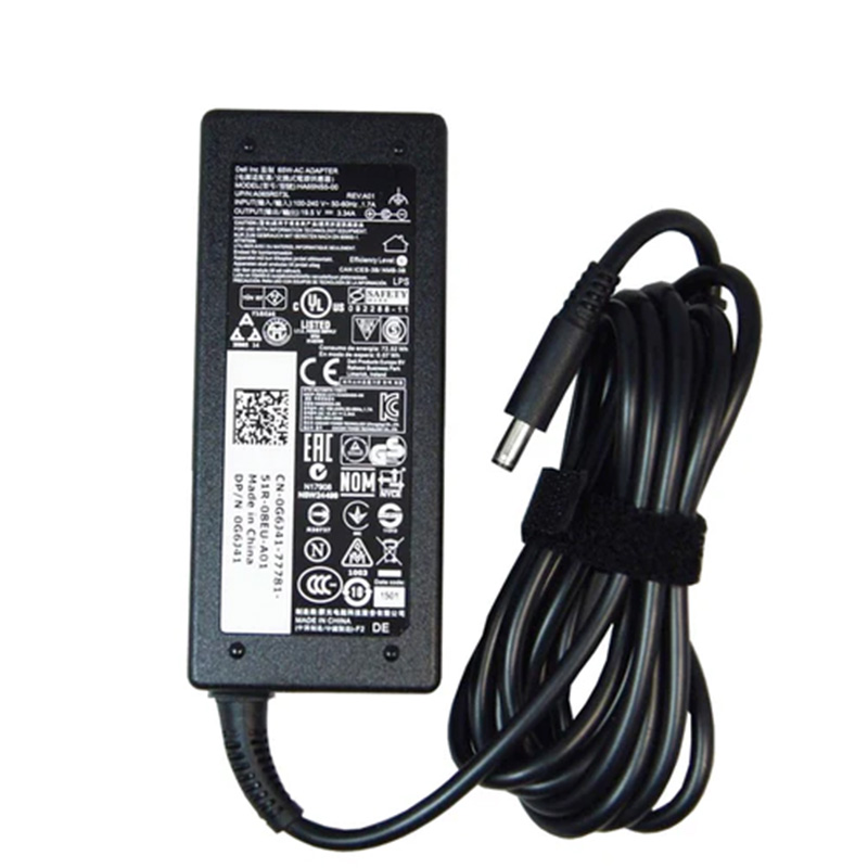 Original Dell 19.5V 3.34A 65W Laptop AC Power Adapter for Dell Inspiron 5551, Inspiron 5555, Inspiron 5558, Inspiron 5755, Inspiron 5758, Inspiron 7348, Inspiron 7558, 4.5*3.0mm